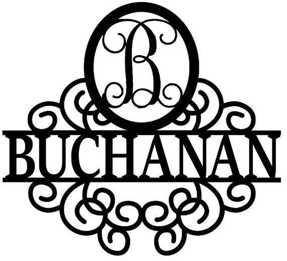 Download A Z Family Established Monogram Dxf Svg Digital Download Etsy PSD Mockup Templates