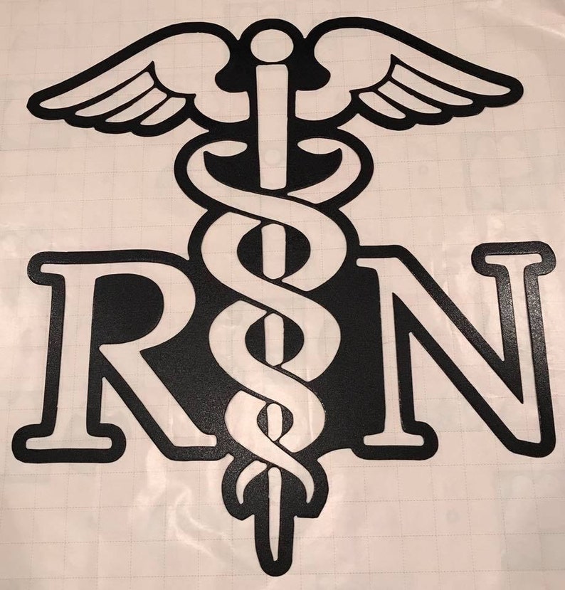 Registered Nurse RN Logo Metal Wall Decor Etsy