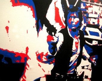 Print -  original painting - Star Wars Han Solo, sizes 8" x 12" to poster