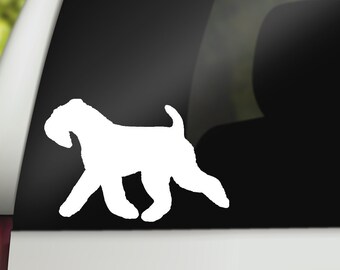 Kerry Blue Terrier Decal - Many colors offered!