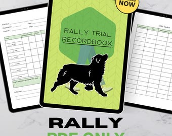 Rally Trial Record Book - DIGITAL PDF - for tablets and iPads