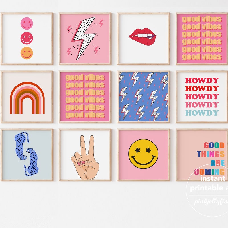 Preppy Wall Decor - Etsy