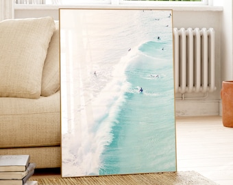 Surf poster, printable wall art, Beach Prints, Digital Prints,