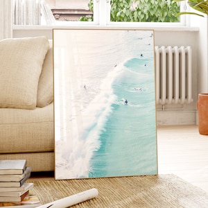 Surf poster, printable wall art, Beach Prints, Digital Prints,