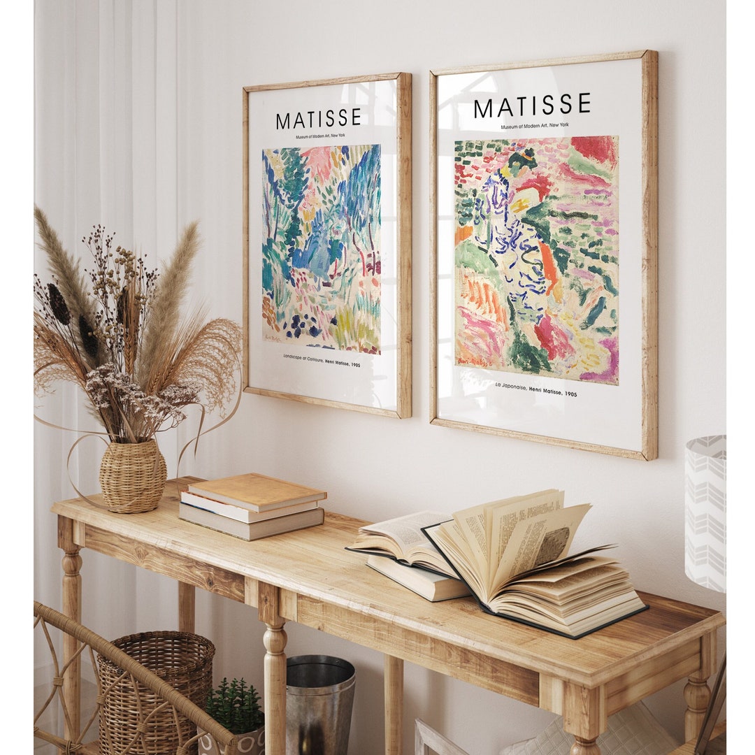 Matisse Wall Art Set of 2 Printable Art, Henri Matisse Set Posters, 2 ...