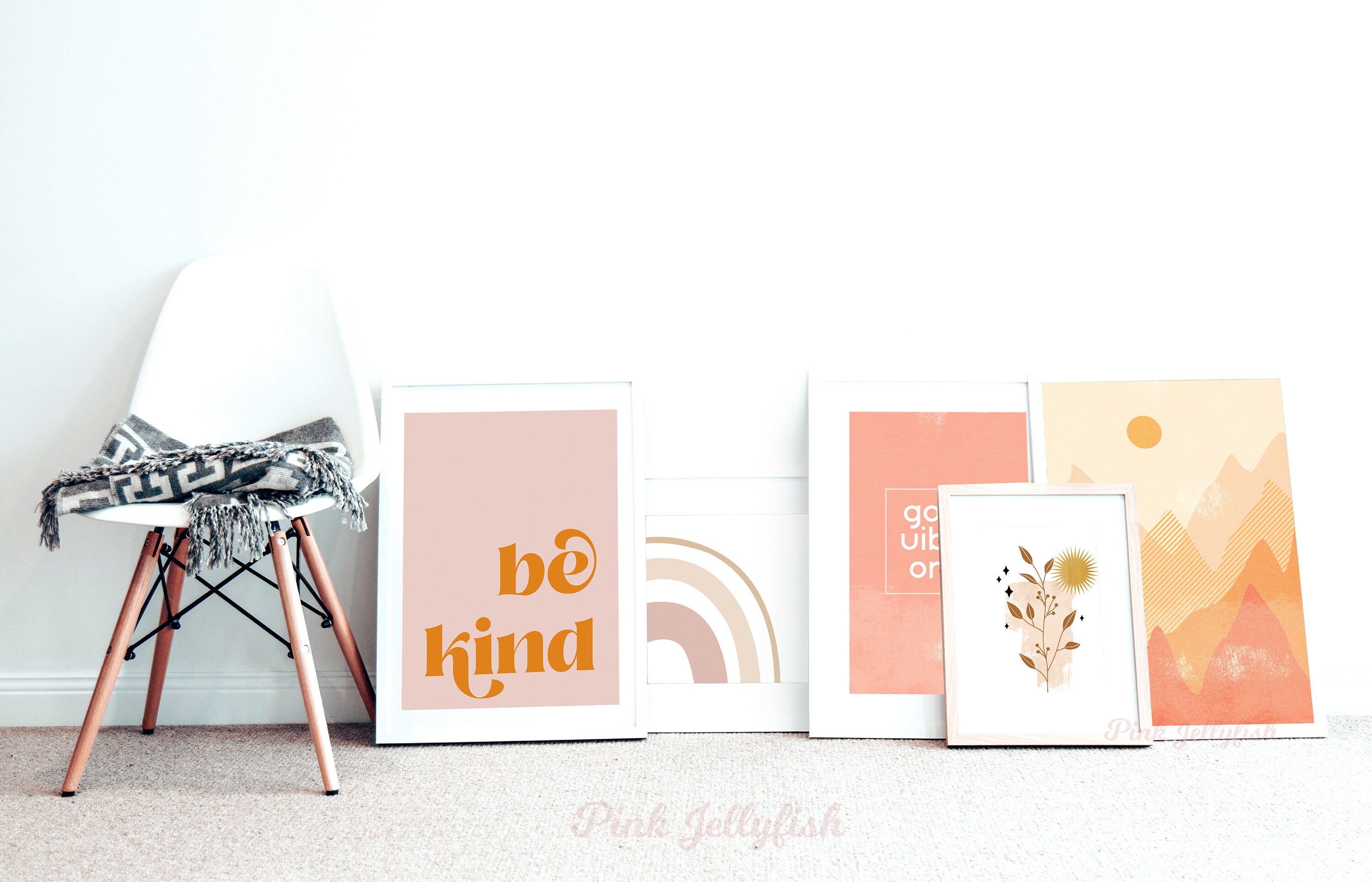 Printable Quotes Gallery Wall Set of 6 Boho Wall Decor Teen Etsy