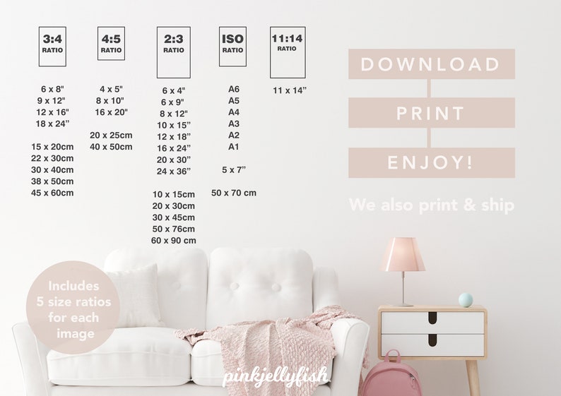 3 piece wall art, beach pastel wall decor, pink kombi, teen girl room decor, set of 3 prints, collage dorm decor, kombi van image 10