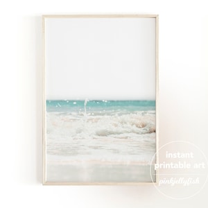 3 piece wall art, beach pastel wall decor, pink kombi, teen girl room decor, set of 3 prints, collage dorm decor, kombi van image 8