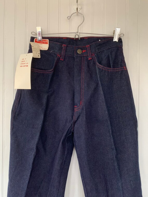 NWT Vintage 80s Deadstock Hush Puppies Jeans High… - image 4