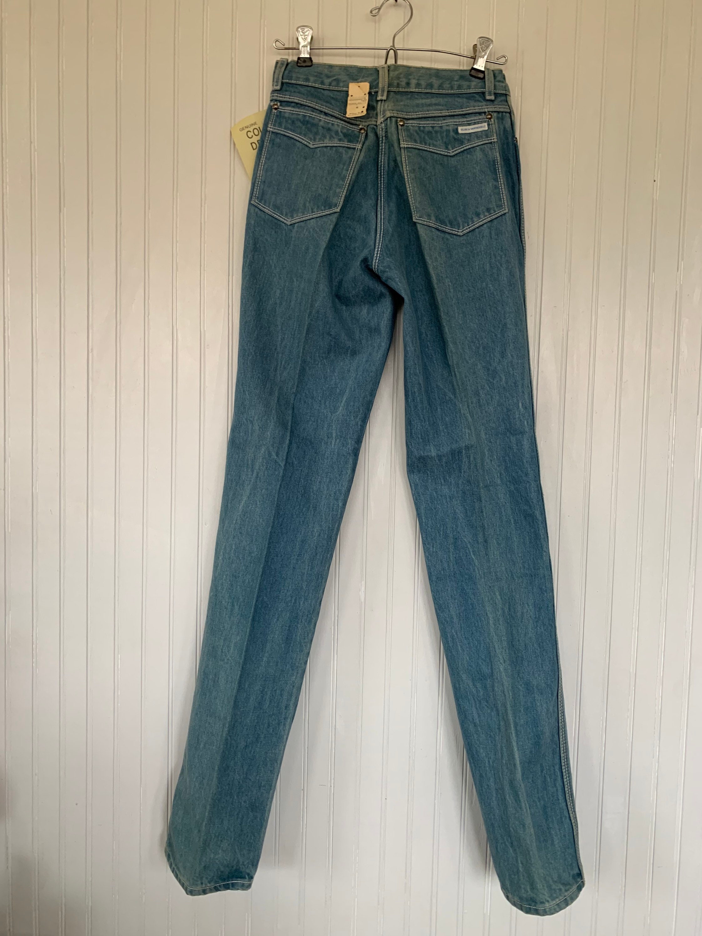 Vintage 70s 26 Gloria Vanderbilt Deadstock Light Blue Jeans High ...