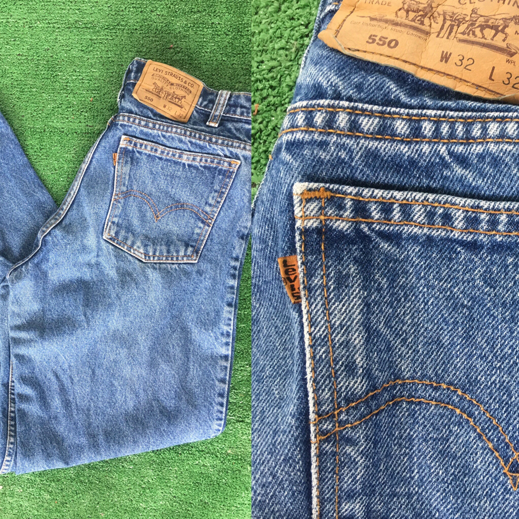 levis 550 orange tab