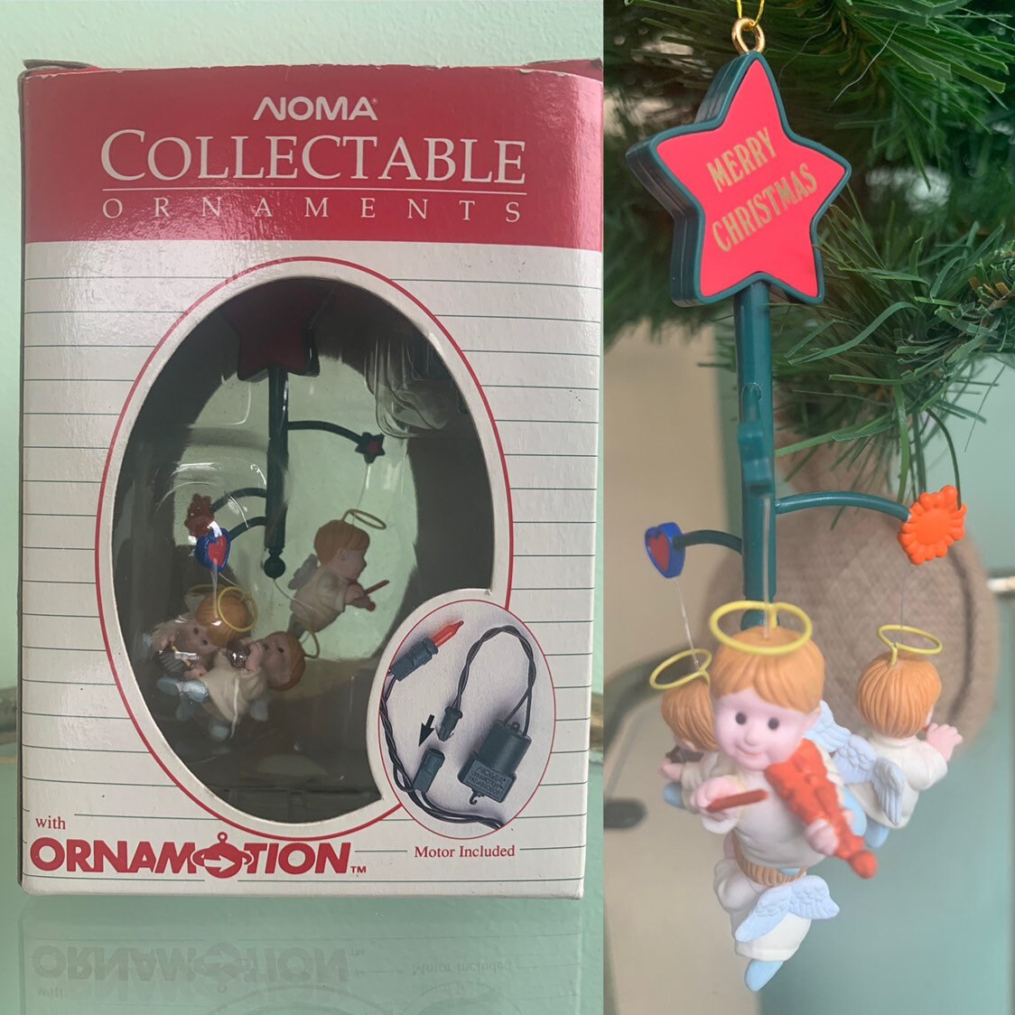 vintage baby's first christmas ornament