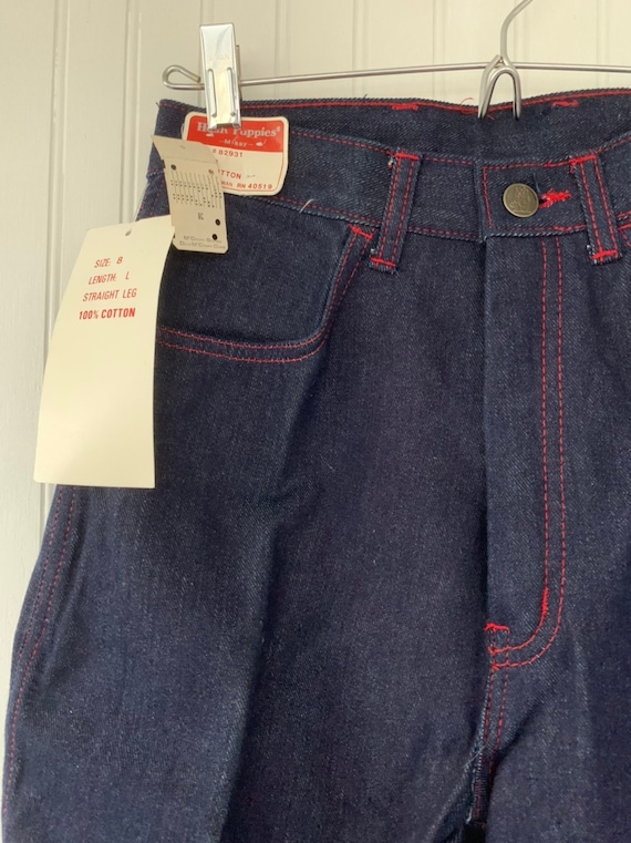 NWT Vintage 80s Deadstock Hush Puppies Jeans High… - image 7