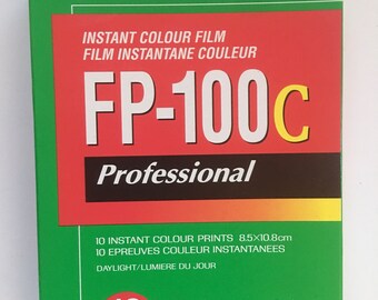 Fuji Film FP 100C Professional Color Film Expired 10/14 Polaroid Camera fujifilm Photography FP-100C