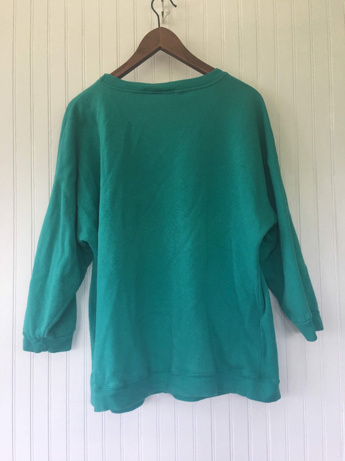 Vintage 90s Junior Girl Scouts Green Sweat Shirt Large Rare Leader Top ...