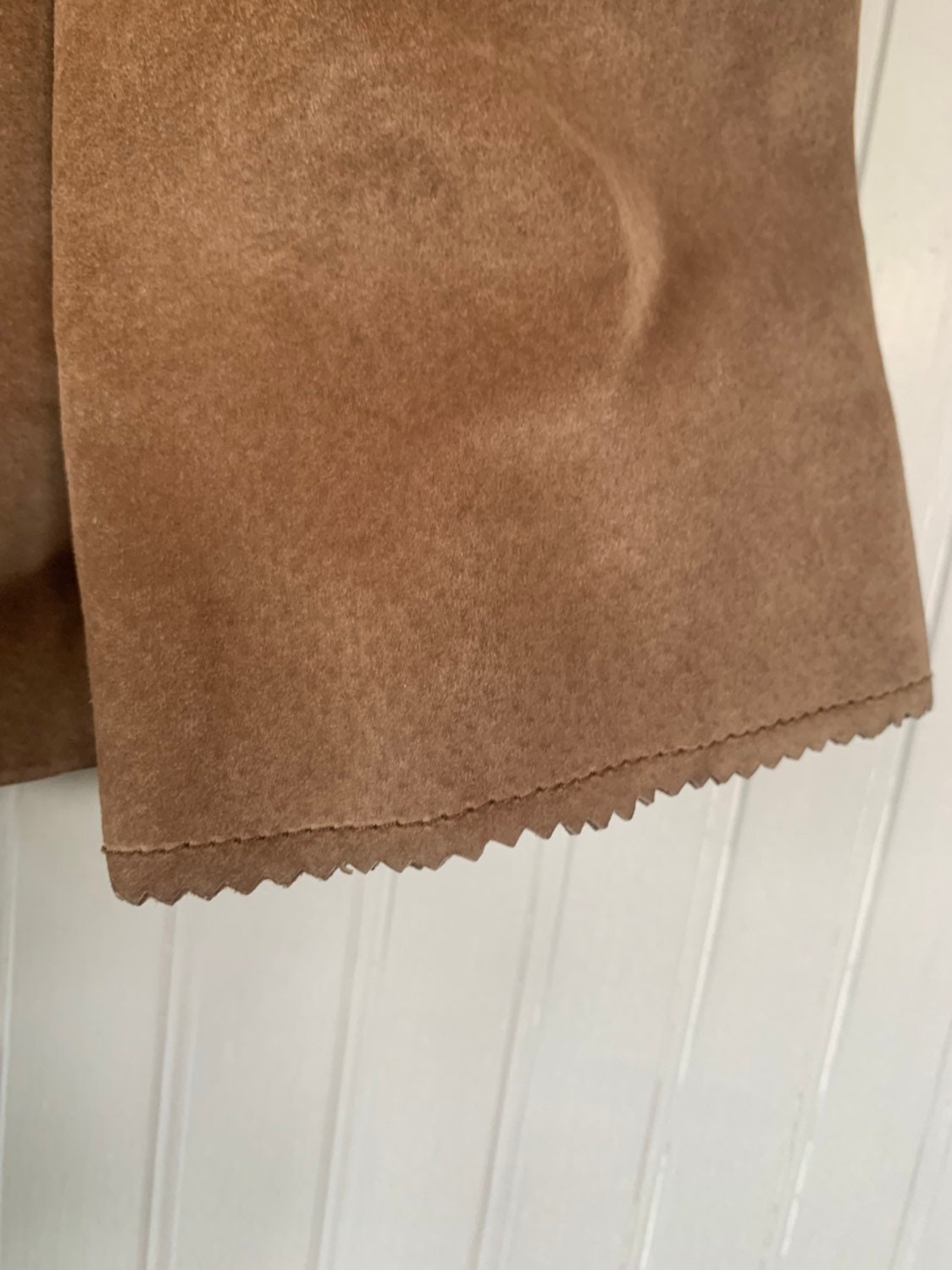 Vintage 90's Light Brown Suede Coat Size XL Large Jacket Leather Tan ...