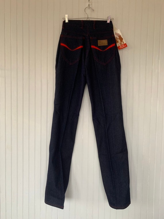 NWT Vintage 80s Deadstock Hush Puppies Jeans High… - image 2