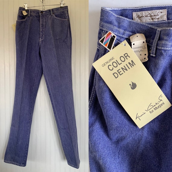 Vintage 70s 30 Gloria Vanderbilt Deadstock Purple