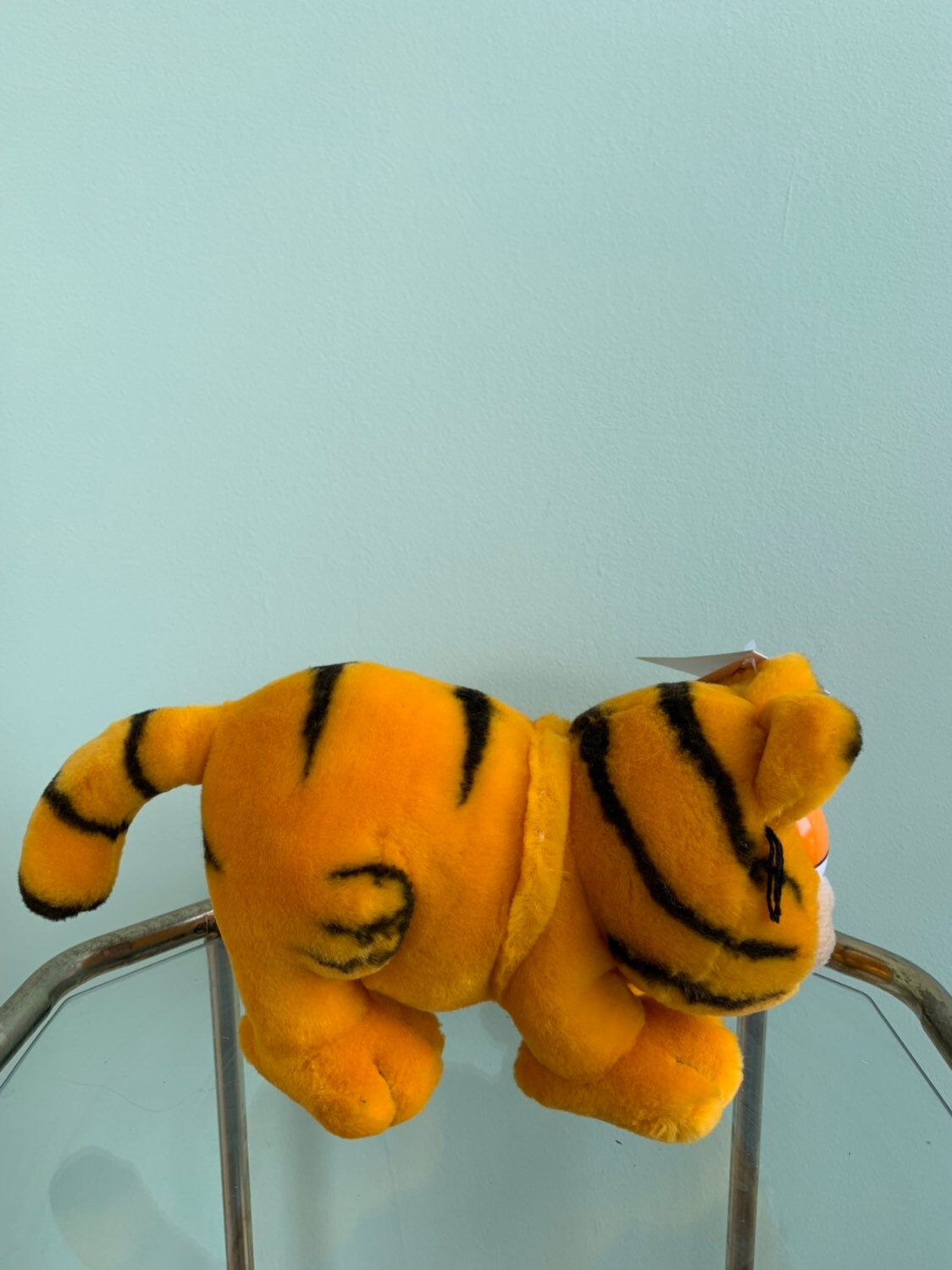 Vintage 80s NWT Garfield Plush Doll Stuffed Animal Christmas Toy Stocking Stuffer Rare Gift Kids