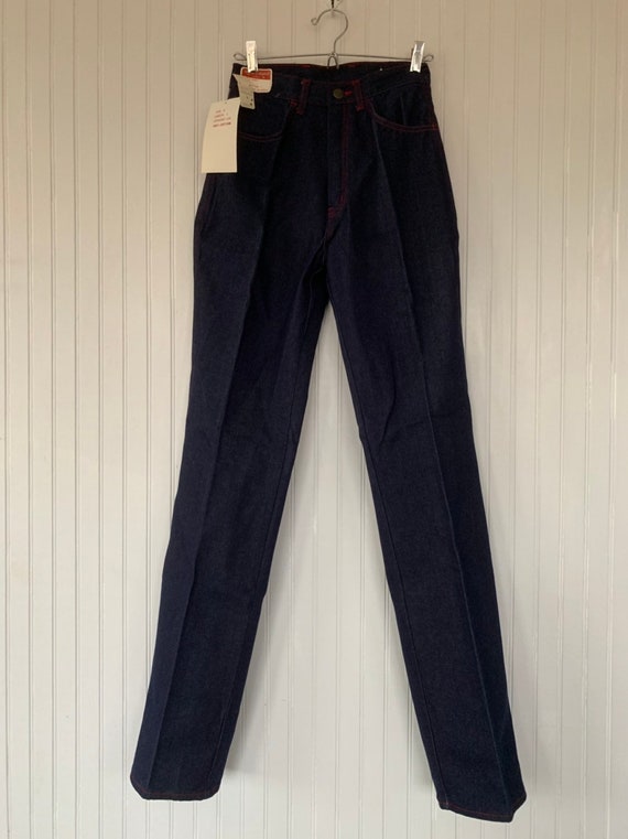 NWT Vintage 80s Deadstock Hush Puppies Jeans High… - image 3