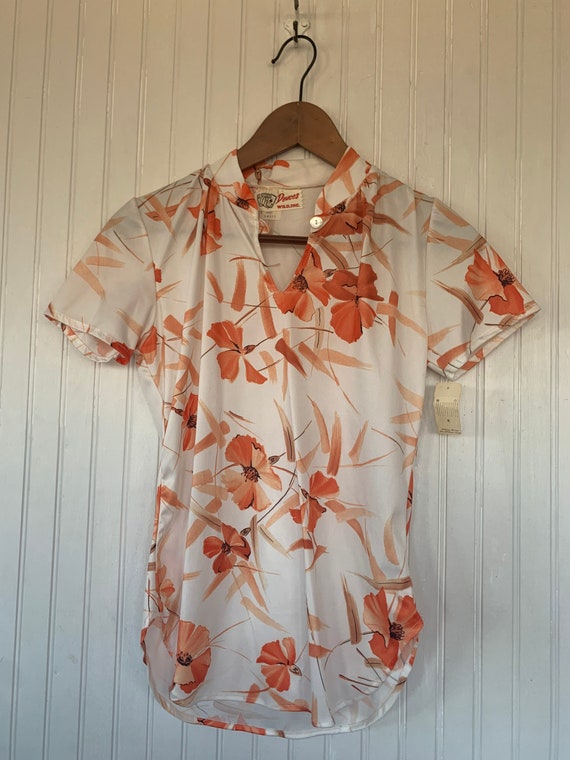 Rare Deadstock 70s Vintage Top Size Large Medium … - image 2