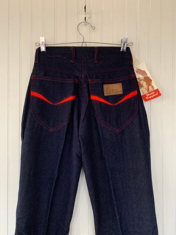 NWT Vintage 80s Deadstock Hush Puppies Jeans High… - image 6