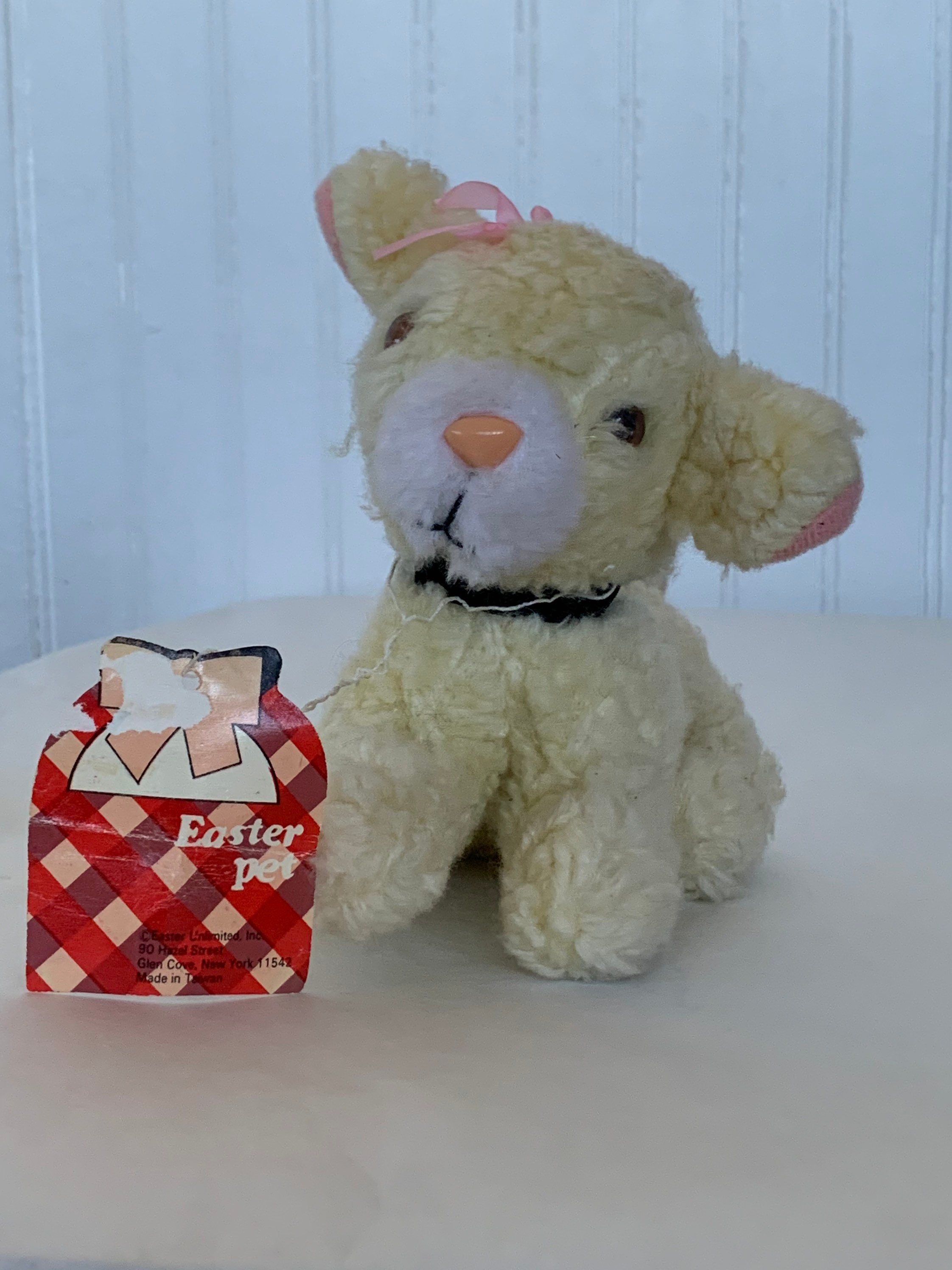 Plush Lamb Easter Basket