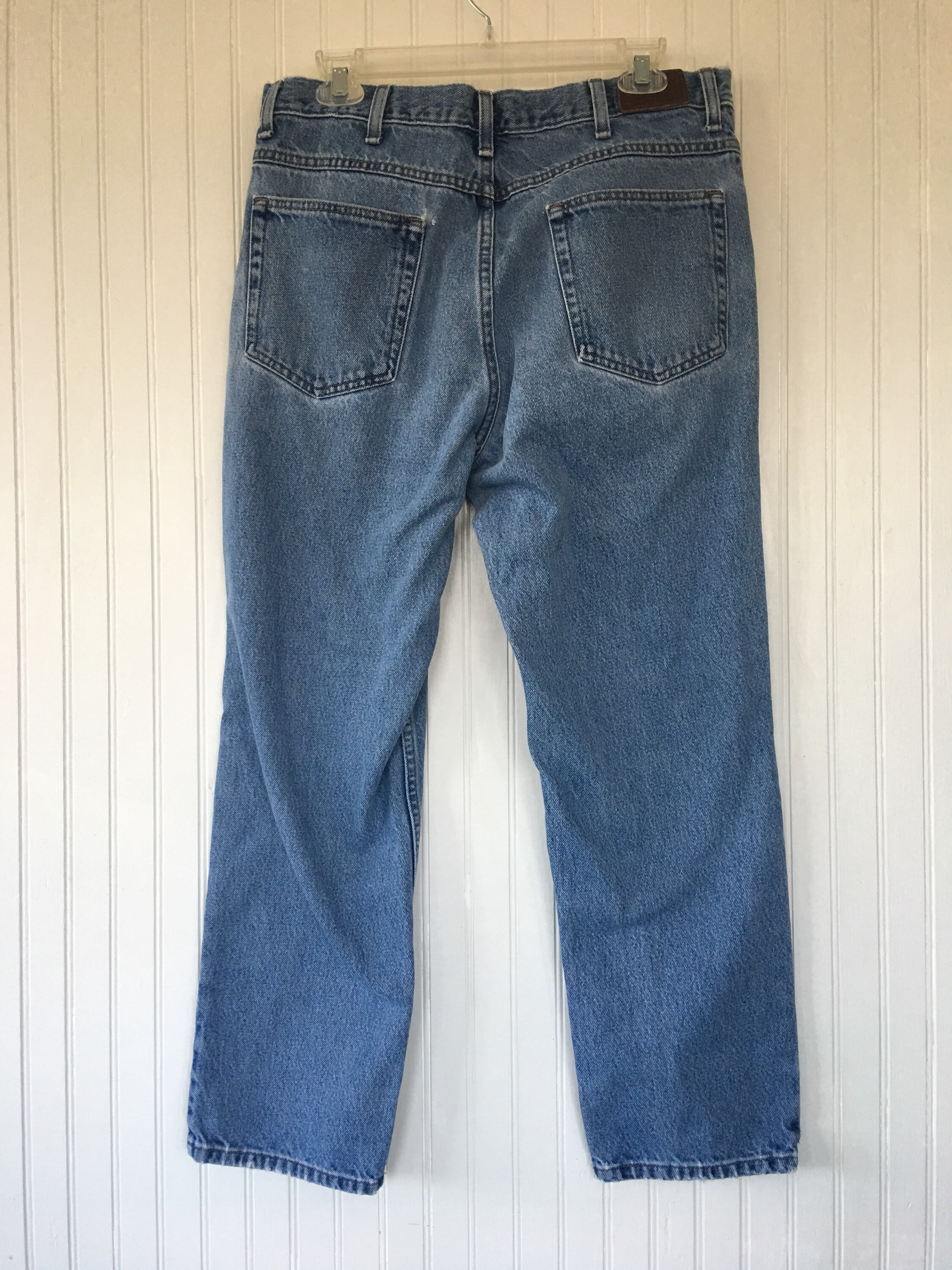 Vintage 90s LL Bean Denim Blue Jeans Worn Size Womens 34 X 29 - Etsy