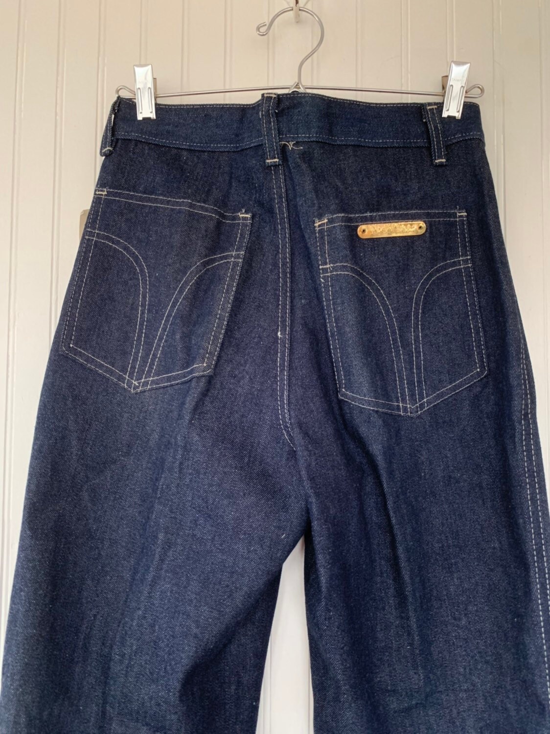 NWT Vintage 80s Deadstock Diane Von Furstenberg High Waisted Dark Denim ...