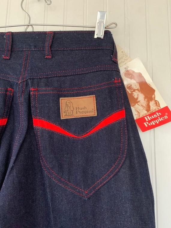 NWT Vintage 80s Deadstock Hush Puppies Jeans High… - image 5