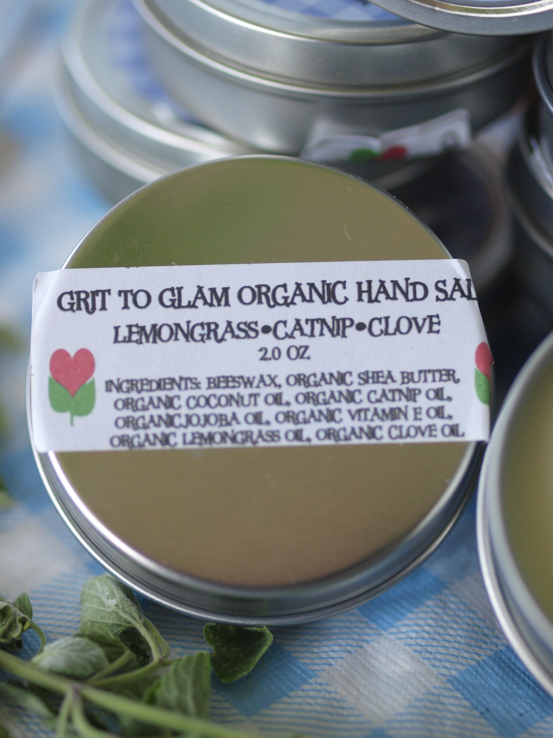 Organic Lemongrass Catnip Clove Hand Body Salve Farm Made Etsy