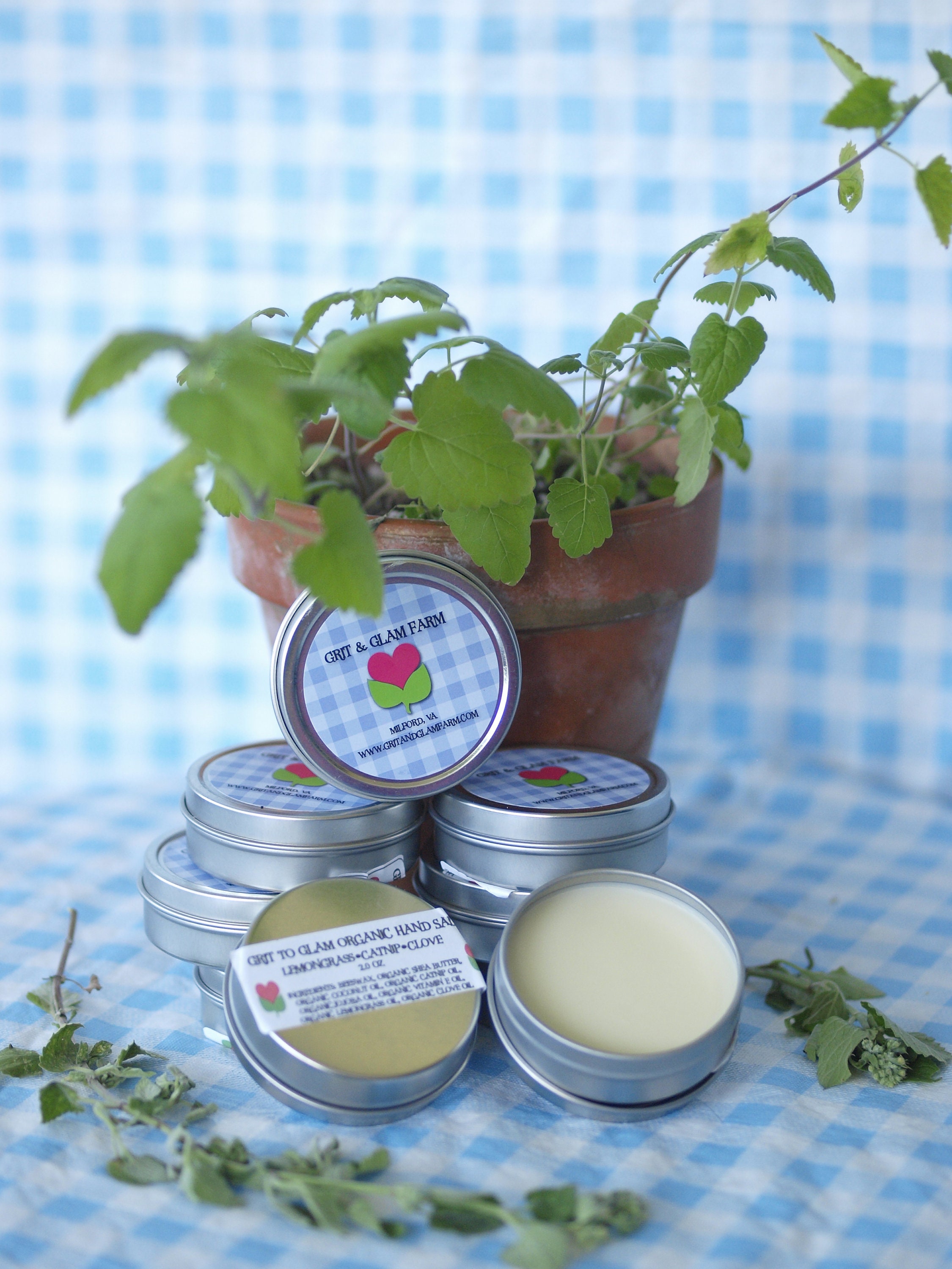 Organic Lemongrass Catnip Clove Hand Body Salve Farm Made Etsy