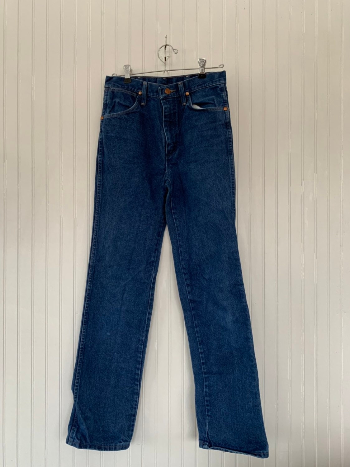 Vintage 90s Wrangler Denim Blue Jeans High Waist Western Mom Jeans Size ...