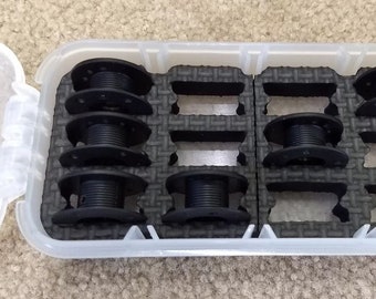 Bernina Bobbin Organizer - Laser Cut Foam Inserts - *Bobbins Not Included*