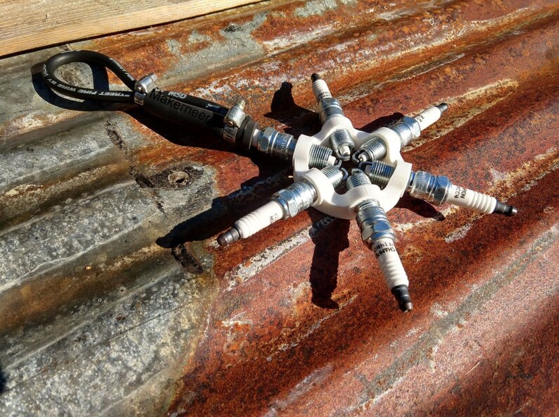 Spark Plug Snowflake Ornament Etsy