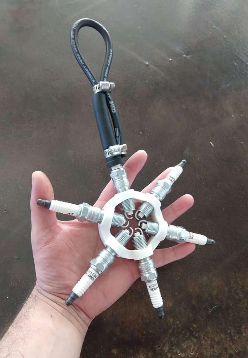 Spark Plug Snowflake Ornament Etsy