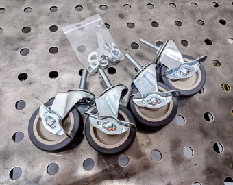 Wheels / Casters kit for Klutch Steel Welding and Fabrication Table
