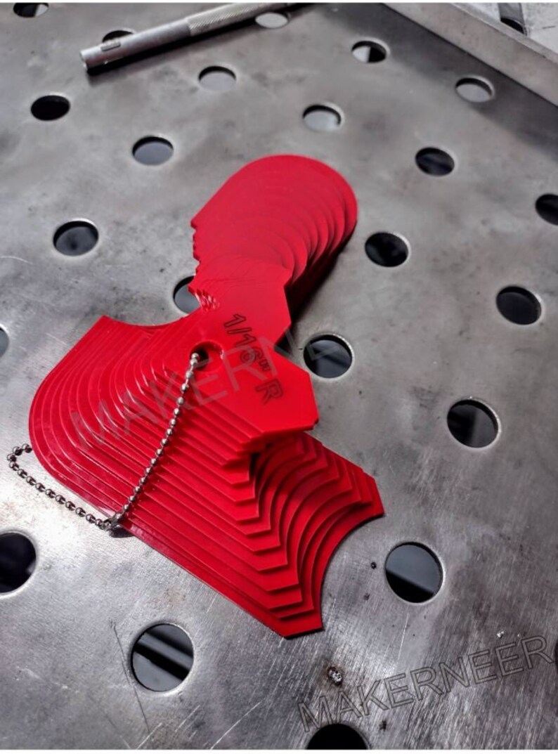 Radius Gauges Imperial Measurement Etsy