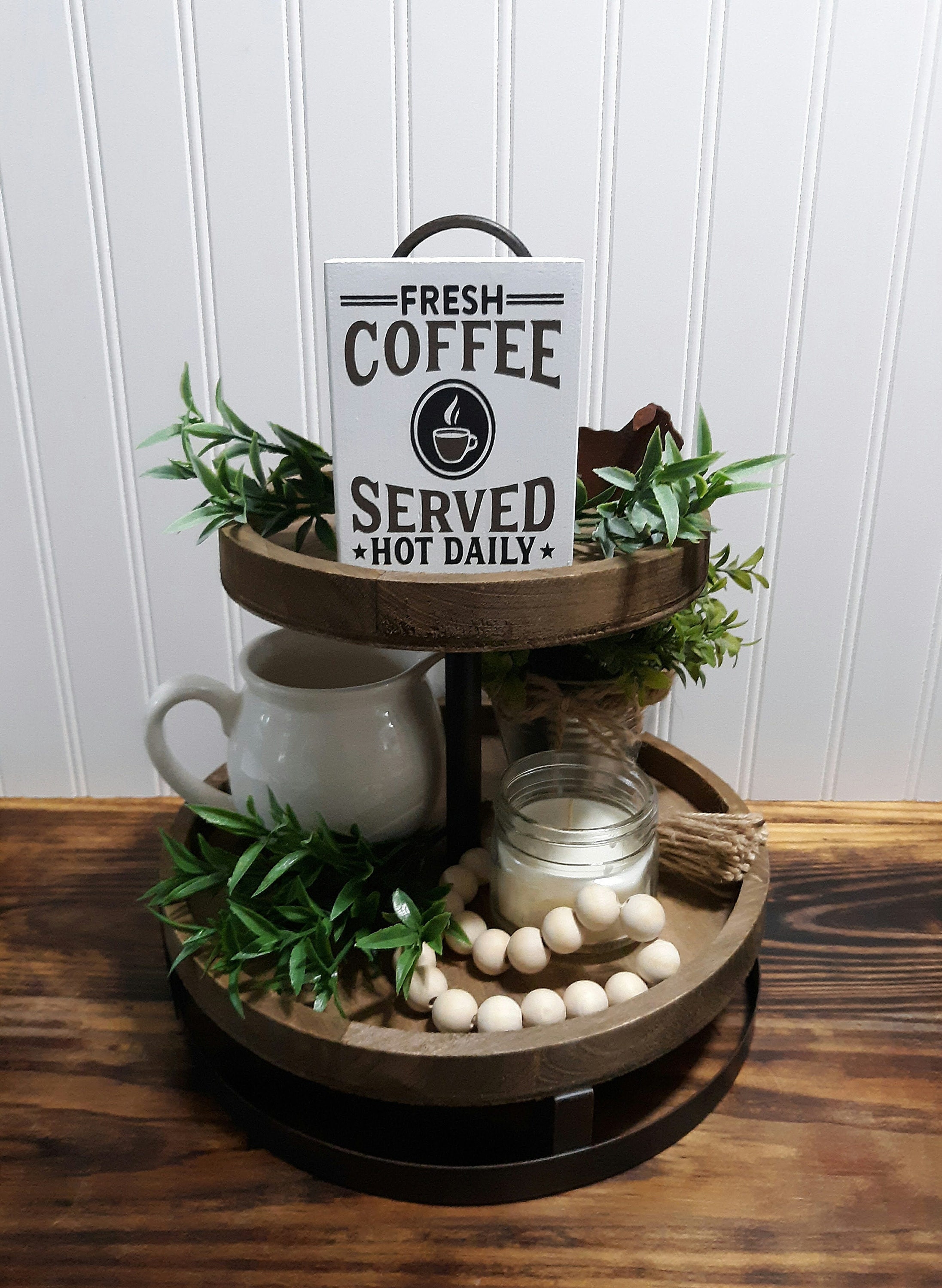 Framed Mini Sign Farmhouse Tiered Tray Sign Coffee Bar Sign Nursery