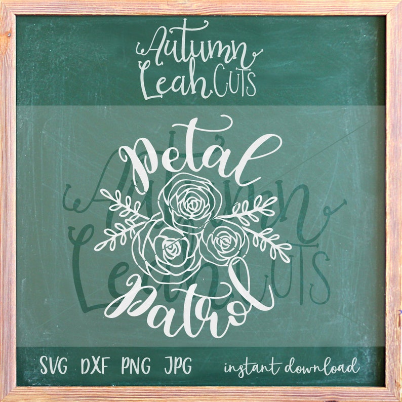 Download Petal Patrol Flower Girl Svg SVG PNG Jpeg DXF cut file | Etsy