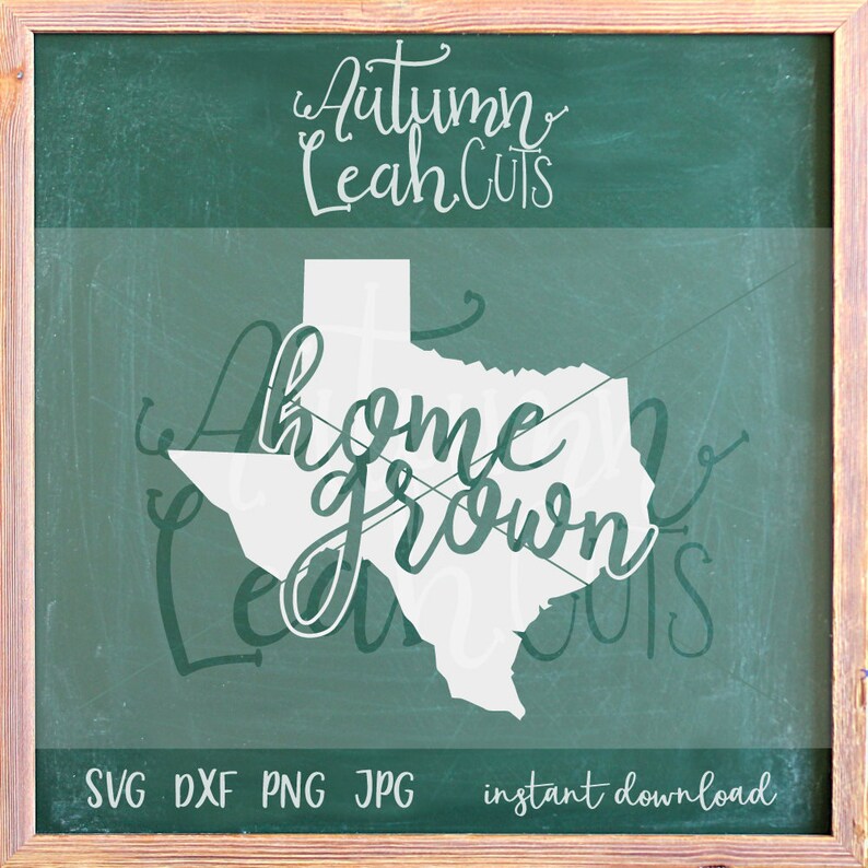 Texas Home Grown Svg SVG PNG Jpeg DXF cut file for | Etsy