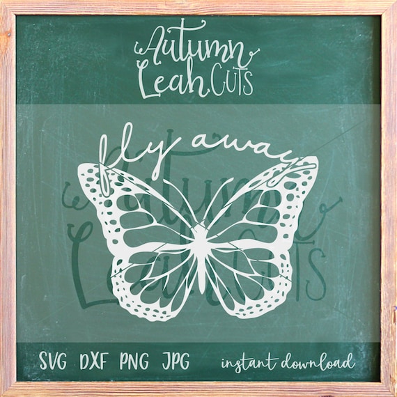 Download Fly Away Monarch Butterfly Cut File Svg Png Jpeg Dxf Etsy PSD Mockup Templates