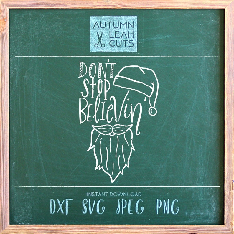 Download Santa Beard Svg Hand Drawn Cut File SVG PNG Jpeg DXF cut ...