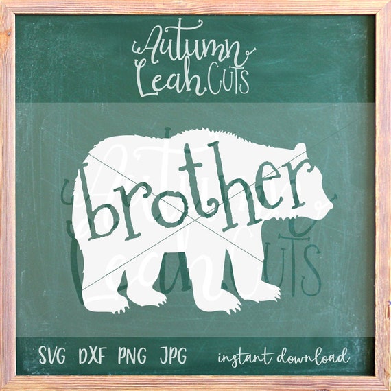Download Brother Bear SVG PNG Jpeg DXF cut file for Silhouette | Etsy