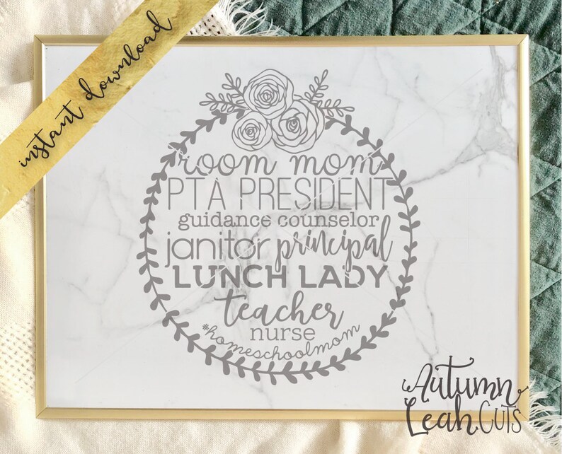 Download Homeschool Mama SVG PNG Jpeg DXF cut file for | Etsy