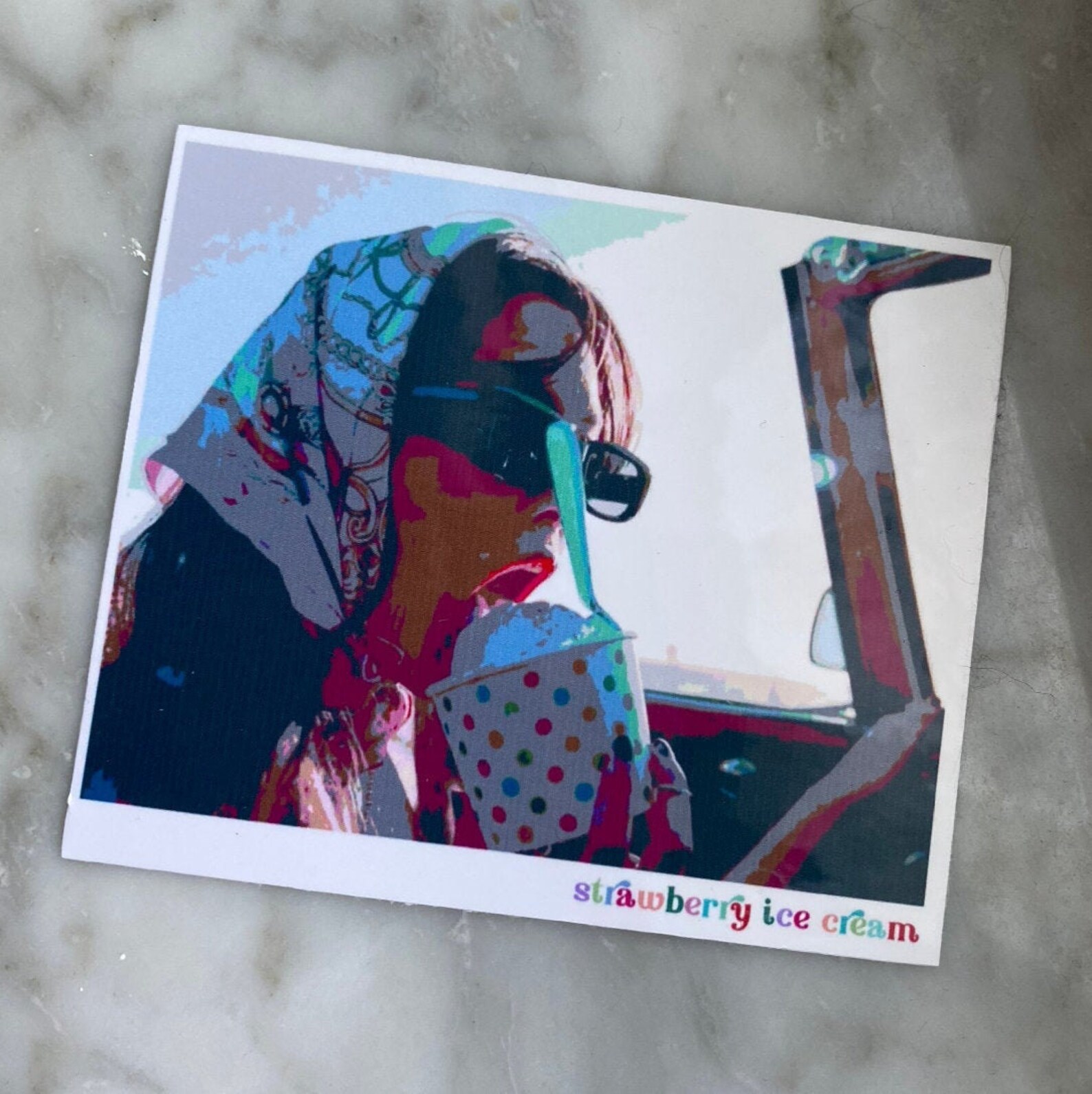 DEJA VU Strawberry Ice Cream Olivia Rodrigo Music Video Etsy