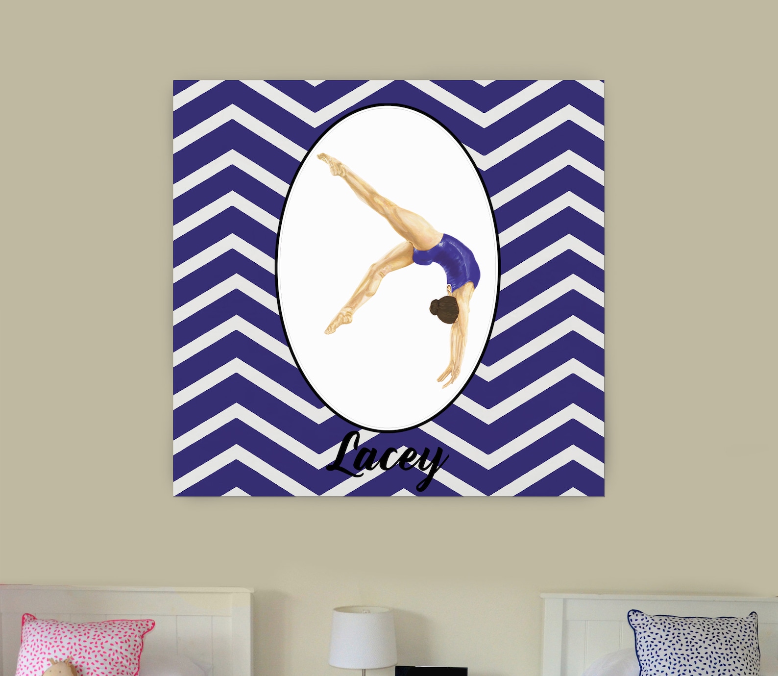 Personalized Gymnastics Wall Art Etsy