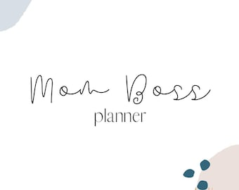 ADHD mom planner, budget planner, ADHD planner for moms, printable budget planner, mom self care planner, digital budget planner template