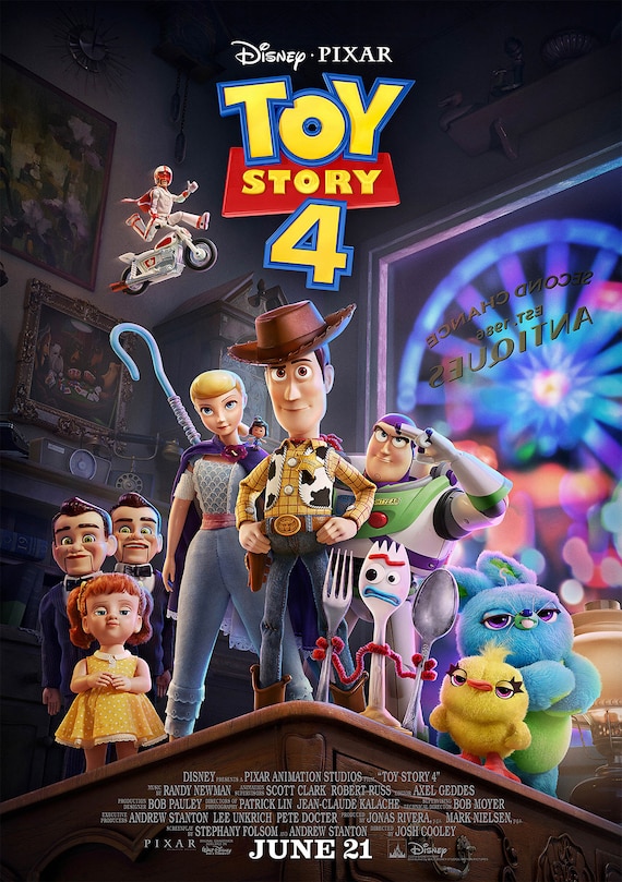 Poster of Toy Story 4, 2019 - Digital Download Only (A2 and A3) - Etsy