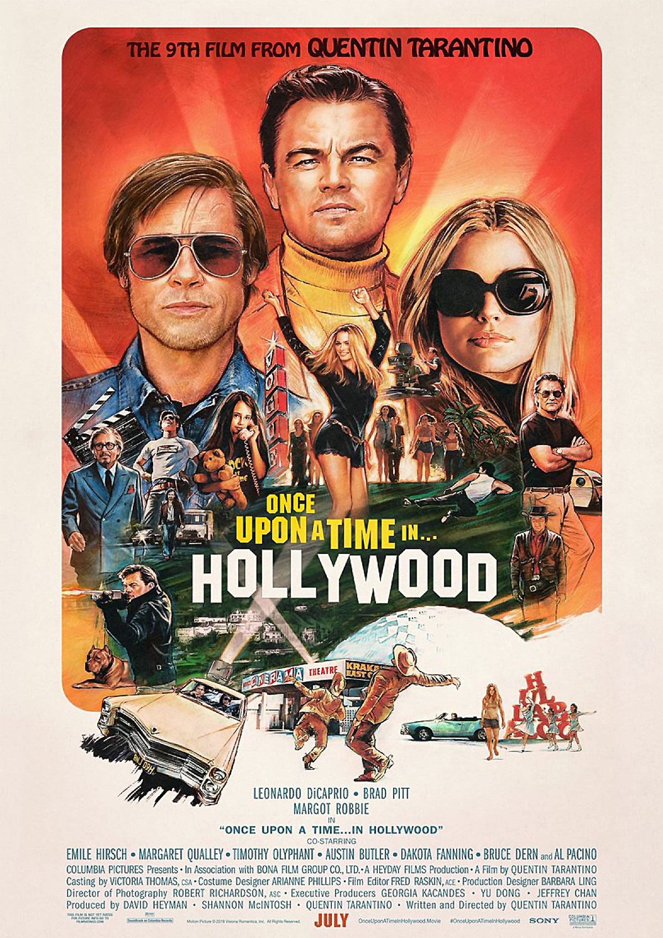 ワンス・アポン・ア・タイム・イン・ハリウッド 2019 ポスター